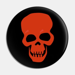 Red Skull Pin