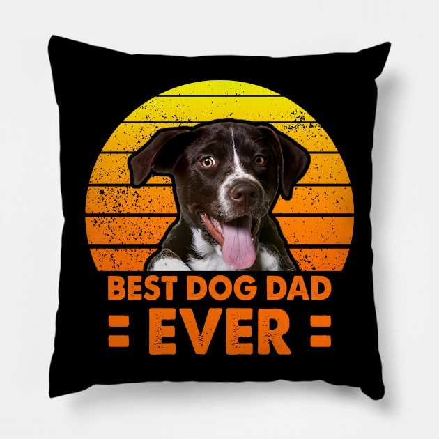 Best Dog Dad Ever Gift Dog Lover Pillow by RobertDan