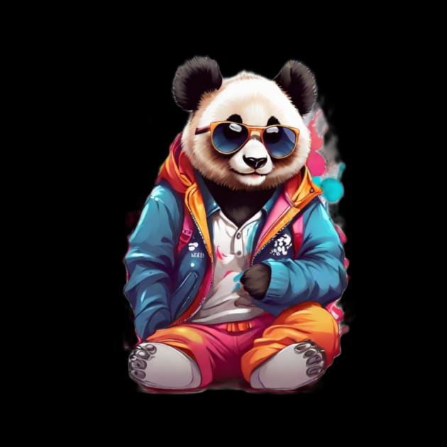 Stylish Panda by Raihani