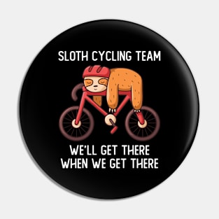 Sloth Cycling Team Pin