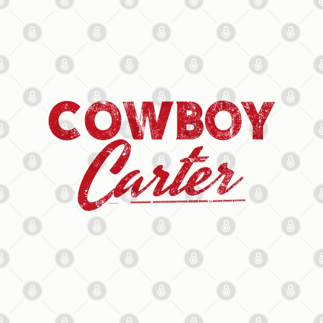 Cowboy Carter Classic by Retro Travel Design