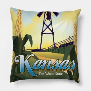 Kansas "The Wheat State" Pillow