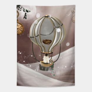 Wonderful steampunk balloon Tapestry