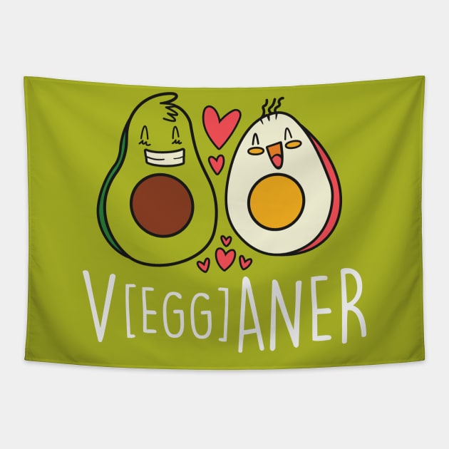 Vegganer Vegans Tapestry by nmcreations