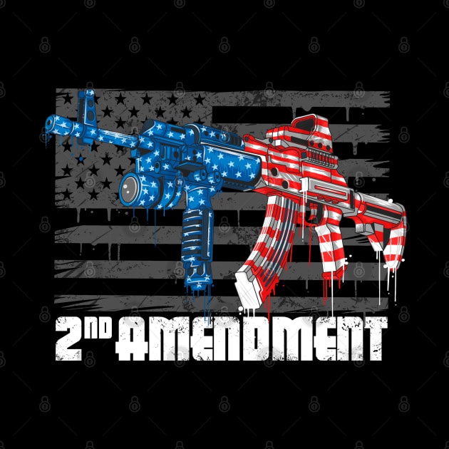 2nd Amendment US Flag MAGA KAG by CultTees