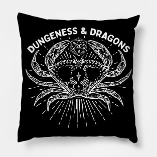 Dungeness & Dragons Pillow