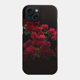 black red queen - flowers Phone Case