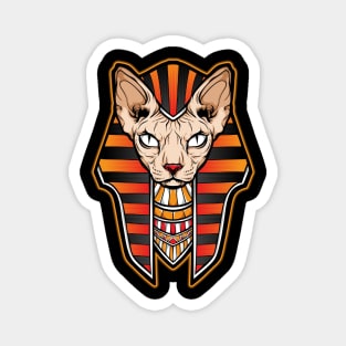 Sphynx Cat Egyptian. Pharaonic Meow Magnet