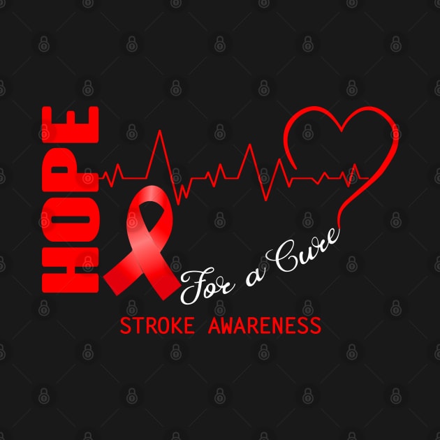 Hope For A Cure Stroke Awareness Support Stroke Warrior Gifts by ThePassion99