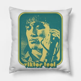 Viktor Tsoi  - Kино́ - Retro 1980s Fan Design Pillow