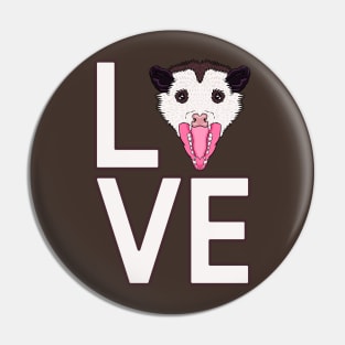 I Love Possums Pin