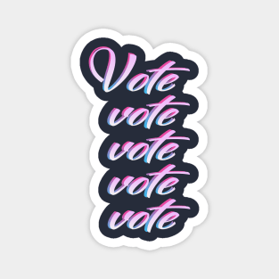Colorful Vote Magnet