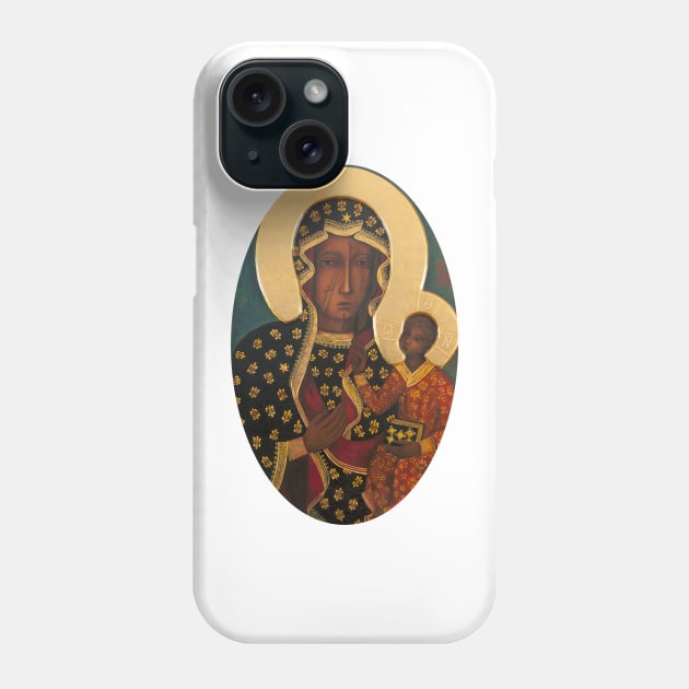 Our Lady of Czestochowa Phone Case by alinerope