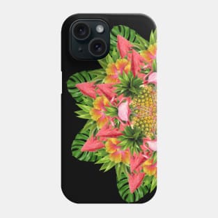 pink passion mandala Phone Case