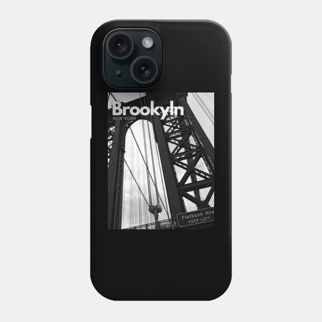 Brookyln New York Phone Case by Deisgns by A B Clark 