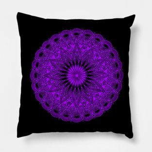 Mandala (purple) Pillow