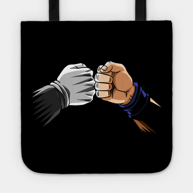 Fist Bump Anime Tote Teepublic Au