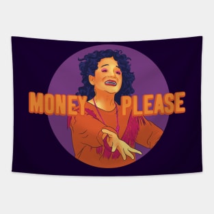 Mona Lisa Money Please Tapestry