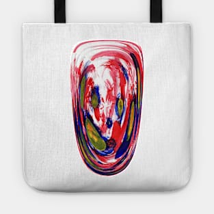 Left Side Colorful Drop Tote