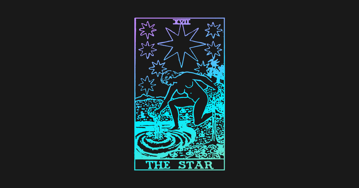 The Star Tarot Card Rider Waite Witchy Tarot Posters and Art Prints