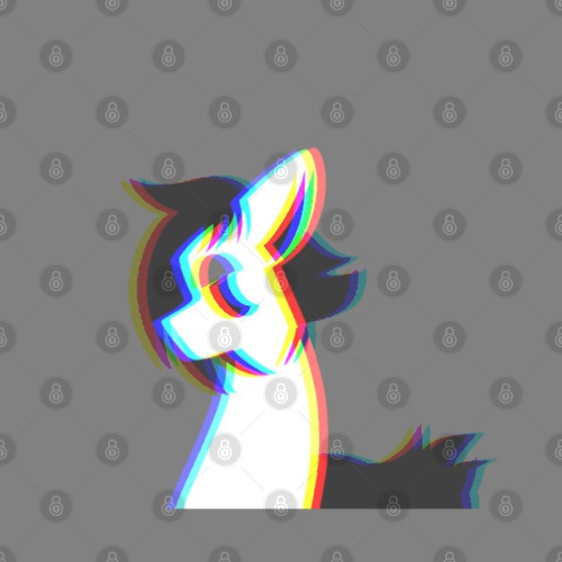 Glitch wolf by HomeStormFD