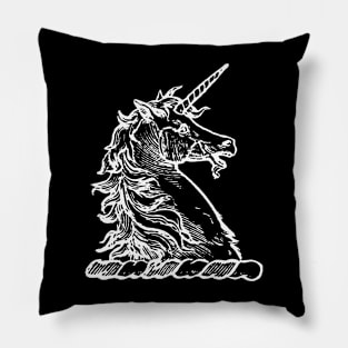 Mythical Heraldic Unicorn Pillow