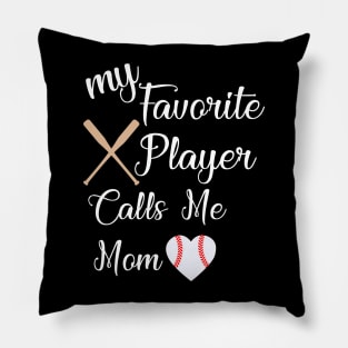 I Love Baseball Pillow