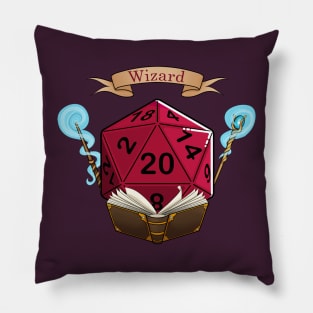 Wizard d20 Pillow