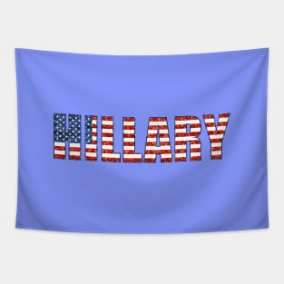 glitter print Hillary rodham clinton Tapestry