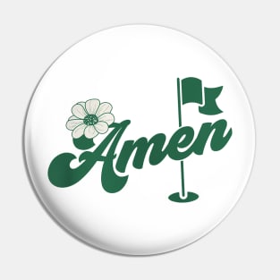 Amen Masters Golf - Masters Golf Azalea Pin