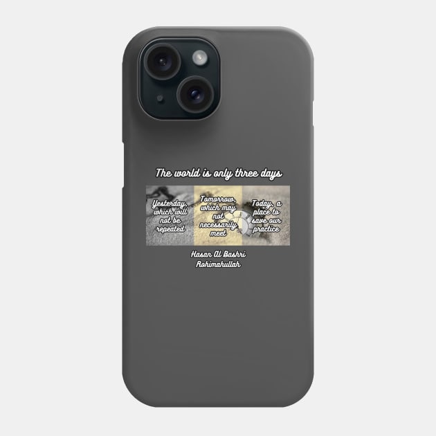 The world is only three days Phone Case by FunHouse84