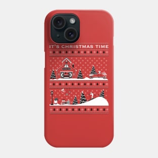 Ugly Christmas Sweater Tee Phone Case