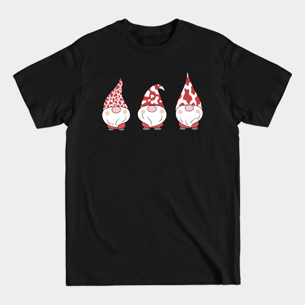 Disover Merry Christmas Gnomes With A Cow Print - Christmas Gnomes - T-Shirt