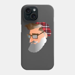 Hipster Santa Phone Case