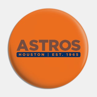 Astros #1 Pin