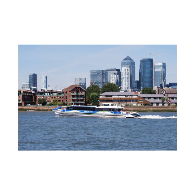 Thames Clippers at Thames Greenwich London by fantastic-designs