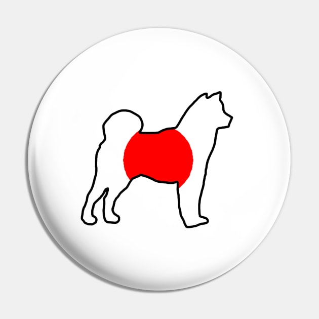 shiba inu flag in silhouette Pin by Wanderingangel