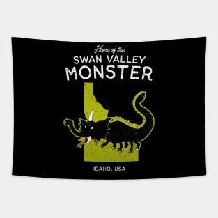 Home of the Swan Valley Monster - Idaho, USA Cryptid Tapestry