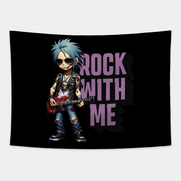Rock With Me Tapestry by MonkeyLogick