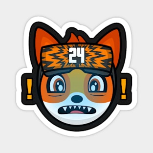 Shocked Gamer Fox PWNZR Magnet