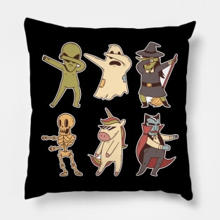 Dabbing Halloween Pillow