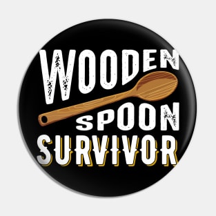 Wooden Spoon Survivor Pin