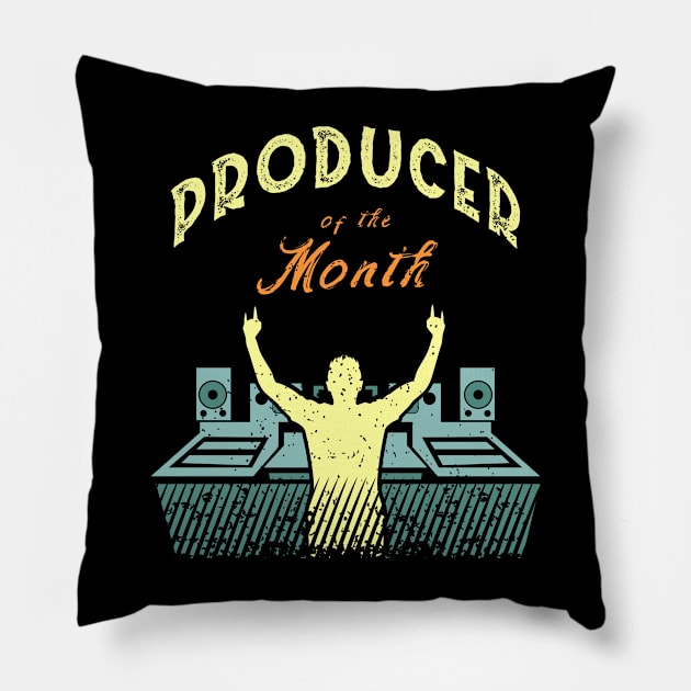 Beatmaker Design for a Music Producer Pillow by AlleyField