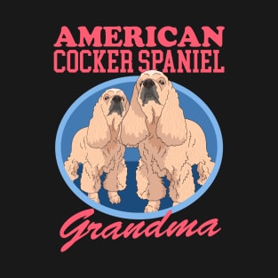 American Cocker Spaniel Grandma T-Shirt