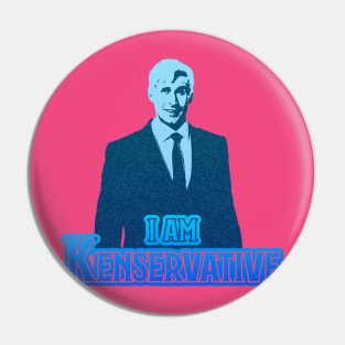 I Am Kenservative (Blue): A Political Barbie Inspired Design Pin