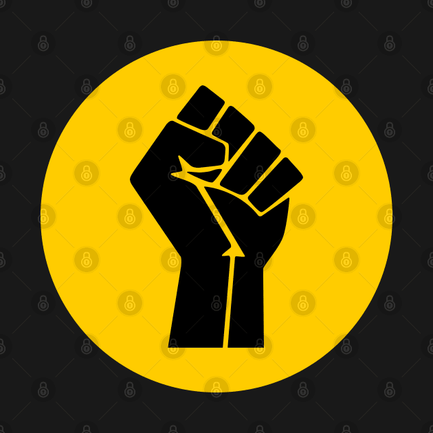 Black Power Fist by Gilisuci