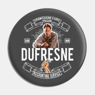 Andy Dufresne Accounting Service Pin