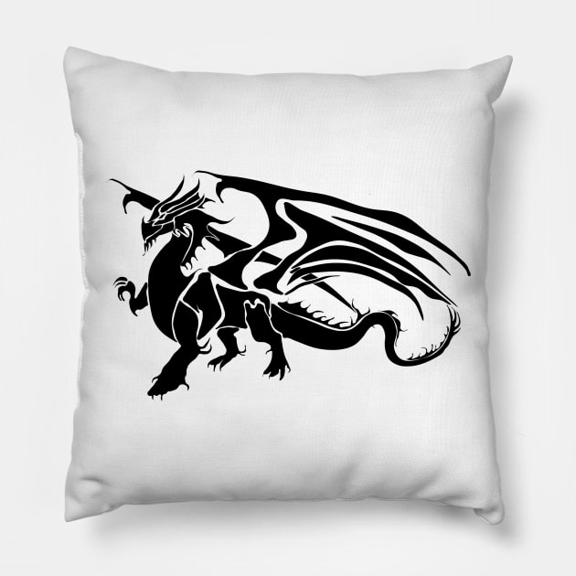 Dragon Pillow by scdesigns