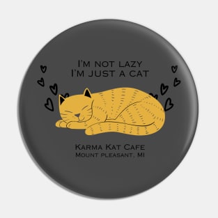 I'm not lazy, i'm just a cat! Pin