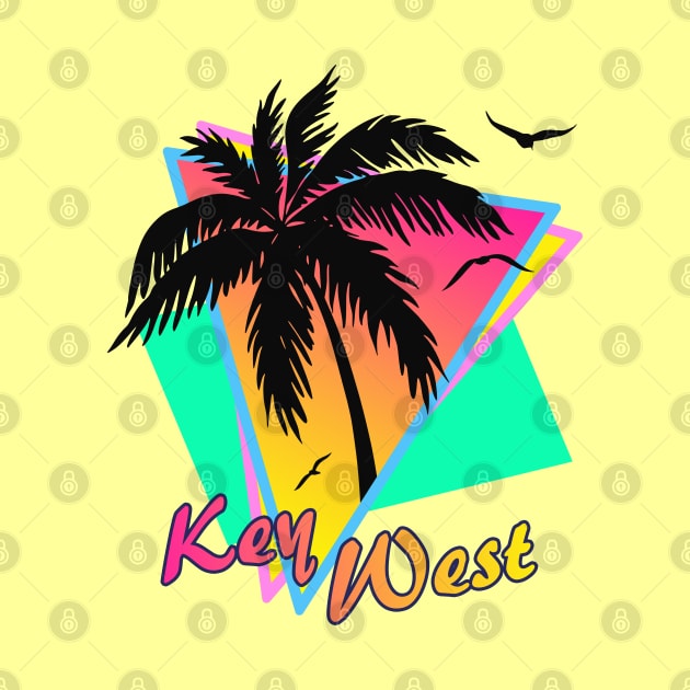 Key West Cool 80s Sunset by Nerd_art